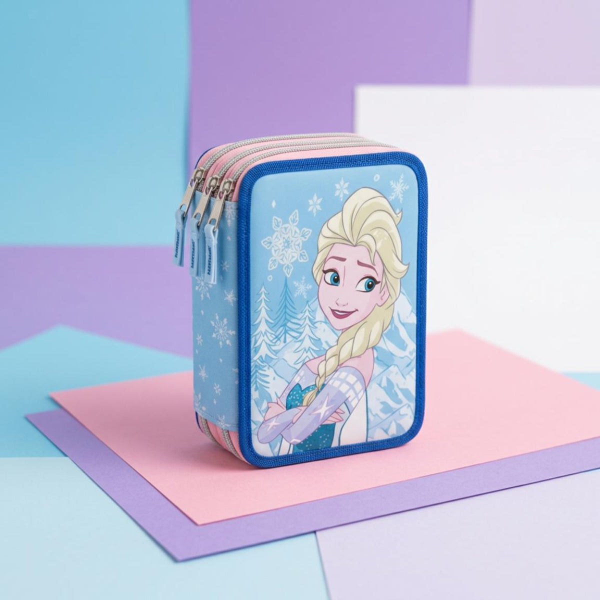 Disney Frozen Gefüllte Federmäppchen mit Zubehör für Schule und Freizeit