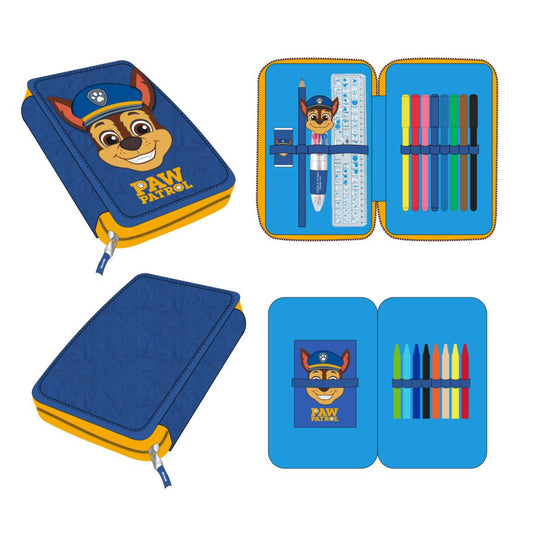 Paw Patrol Schüleretui Kinder Federmappe mit Zubehör Schule Freizeit