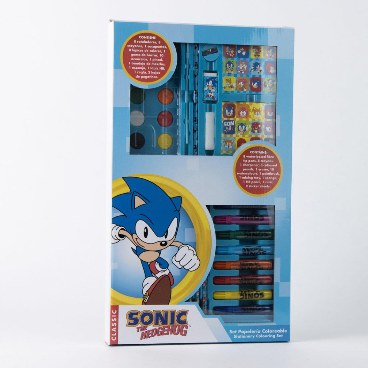 Sonic Gemischte Farben Malbox als Geschenkidee für Kreativsortiment