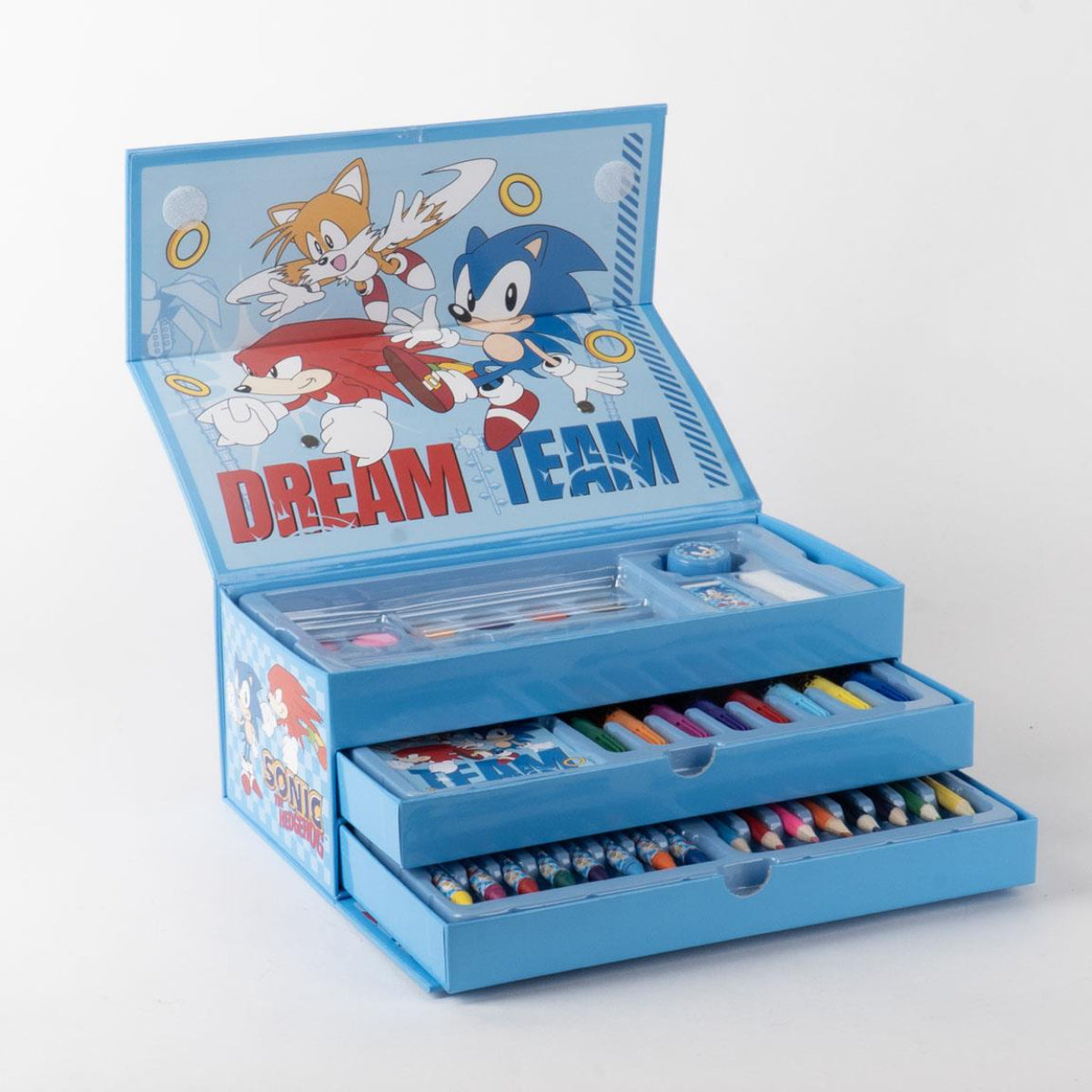 Sonic Colourable Set Briefcase zum Ausmalen und Gestalten