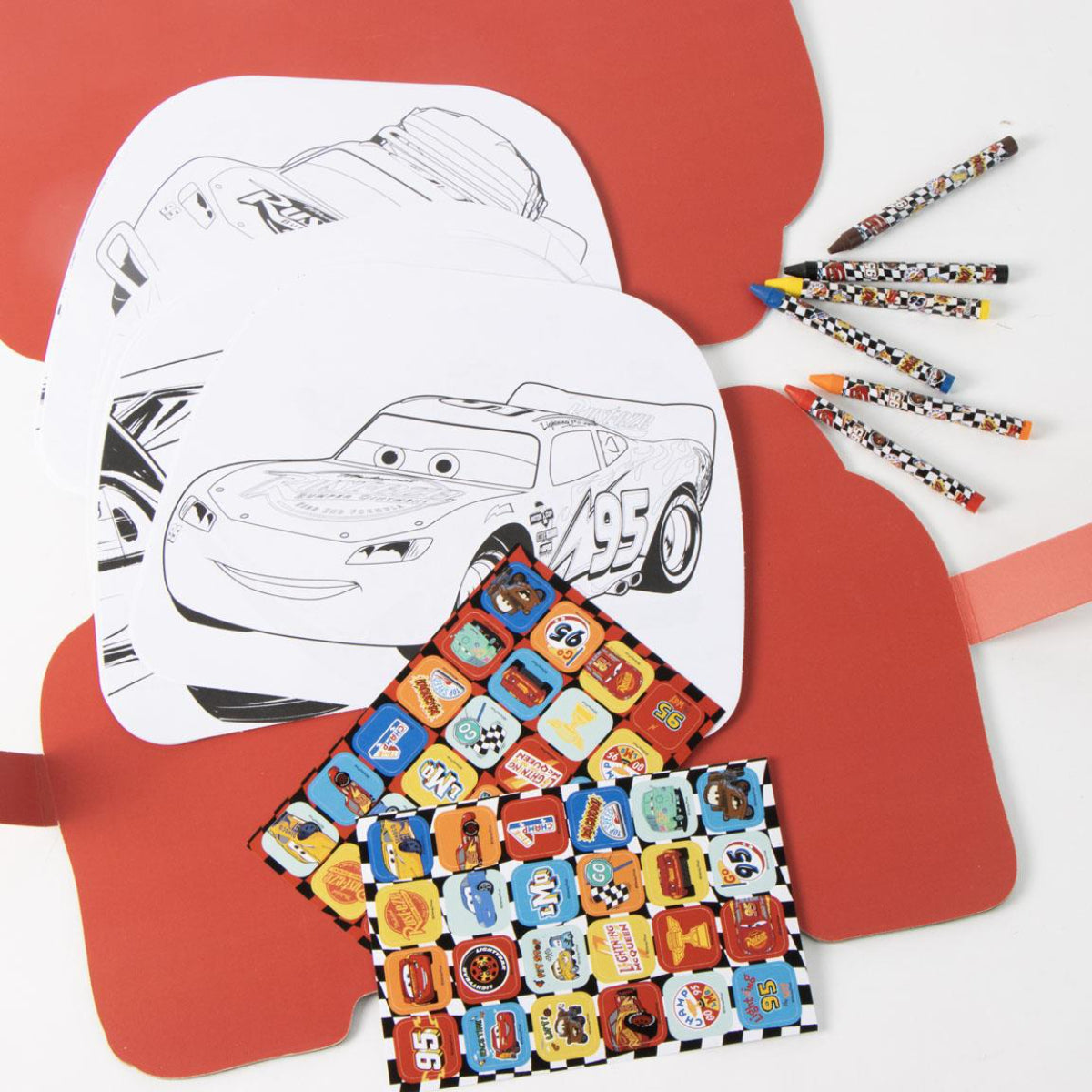 Disney Cars Ausmalalbum Kinder Aktivitätsheft Malbuch Schulbedarf