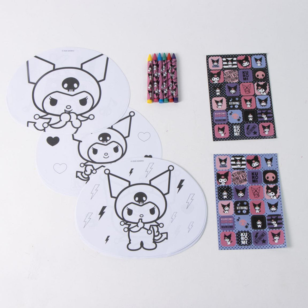 Hello Kitty Kuromi Aktivitätsalbum für Malen und Freizeit