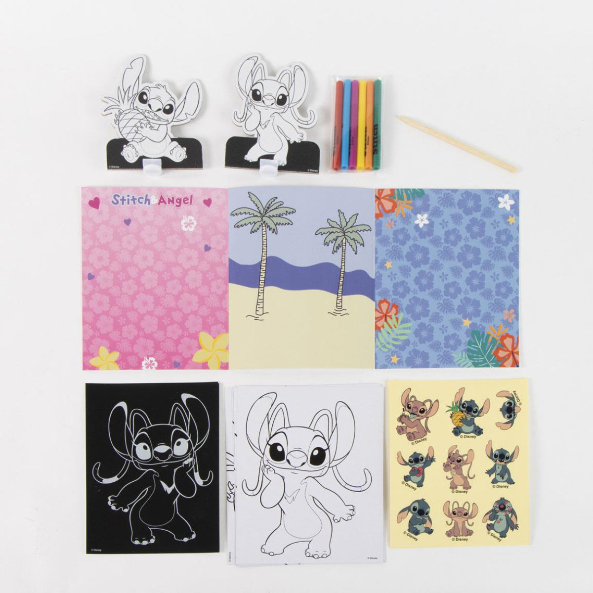 Disney Stitch Colorable Set Handtasche zum Gestalten und Malen