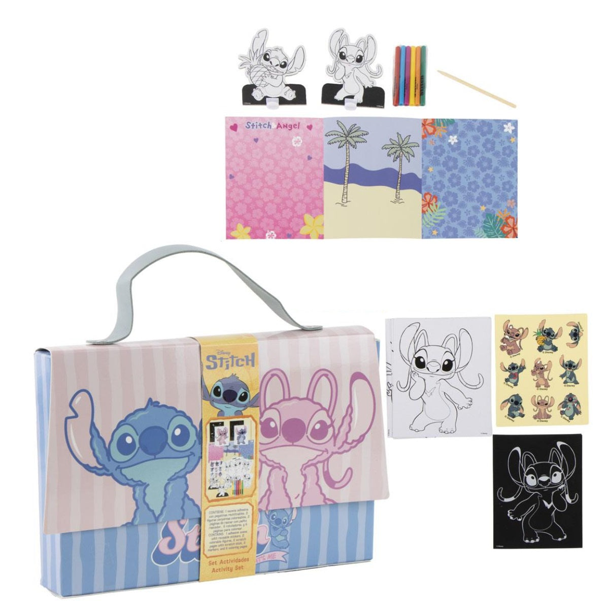 Disney Stitch Colorable Set Handtasche zum Gestalten und Malen