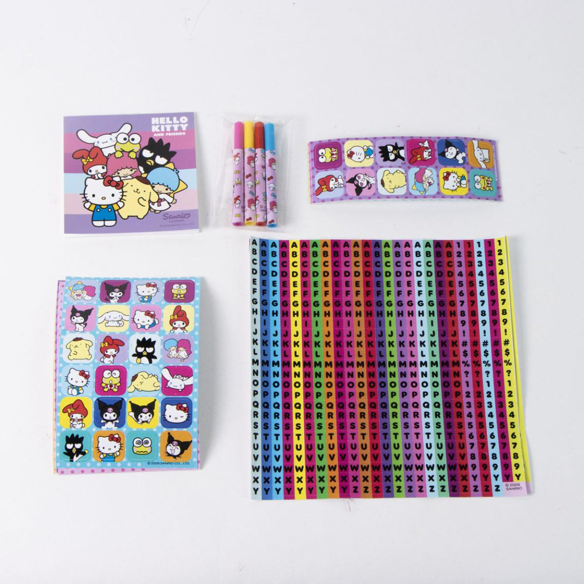 Hello Kitty Aufkleber Set 1000 Stück für Schule und Freizeit