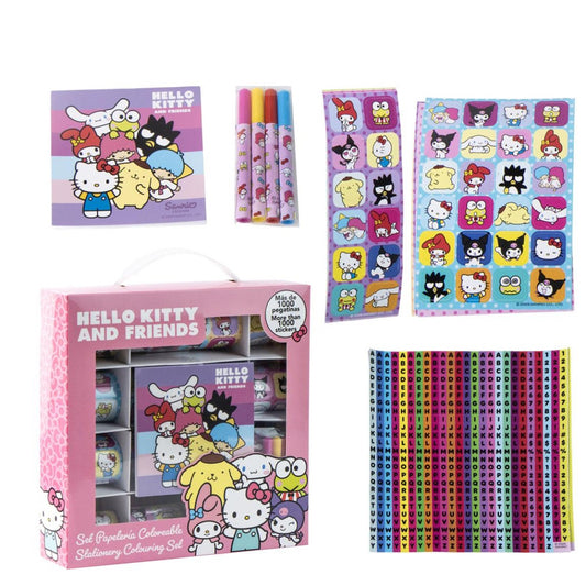 Hello Kitty Aufkleber Set 1000 Stück für Schule und Freizeit