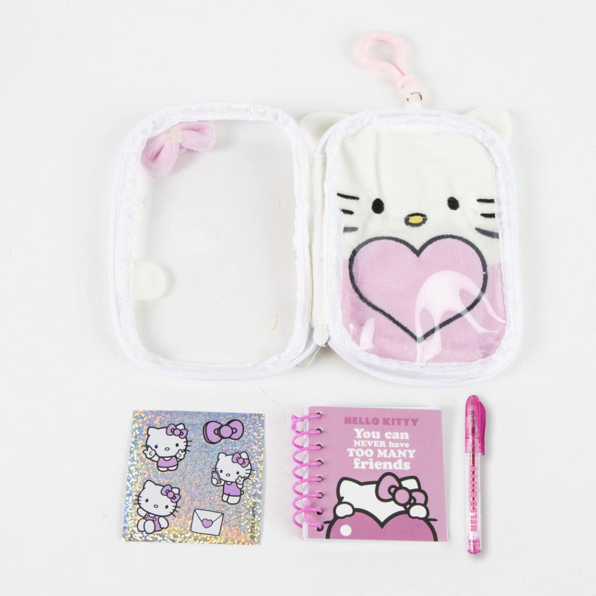 Hello Kitty Schreibwarenset Plüsch Kinder Geschenkartikel Schulbedarf