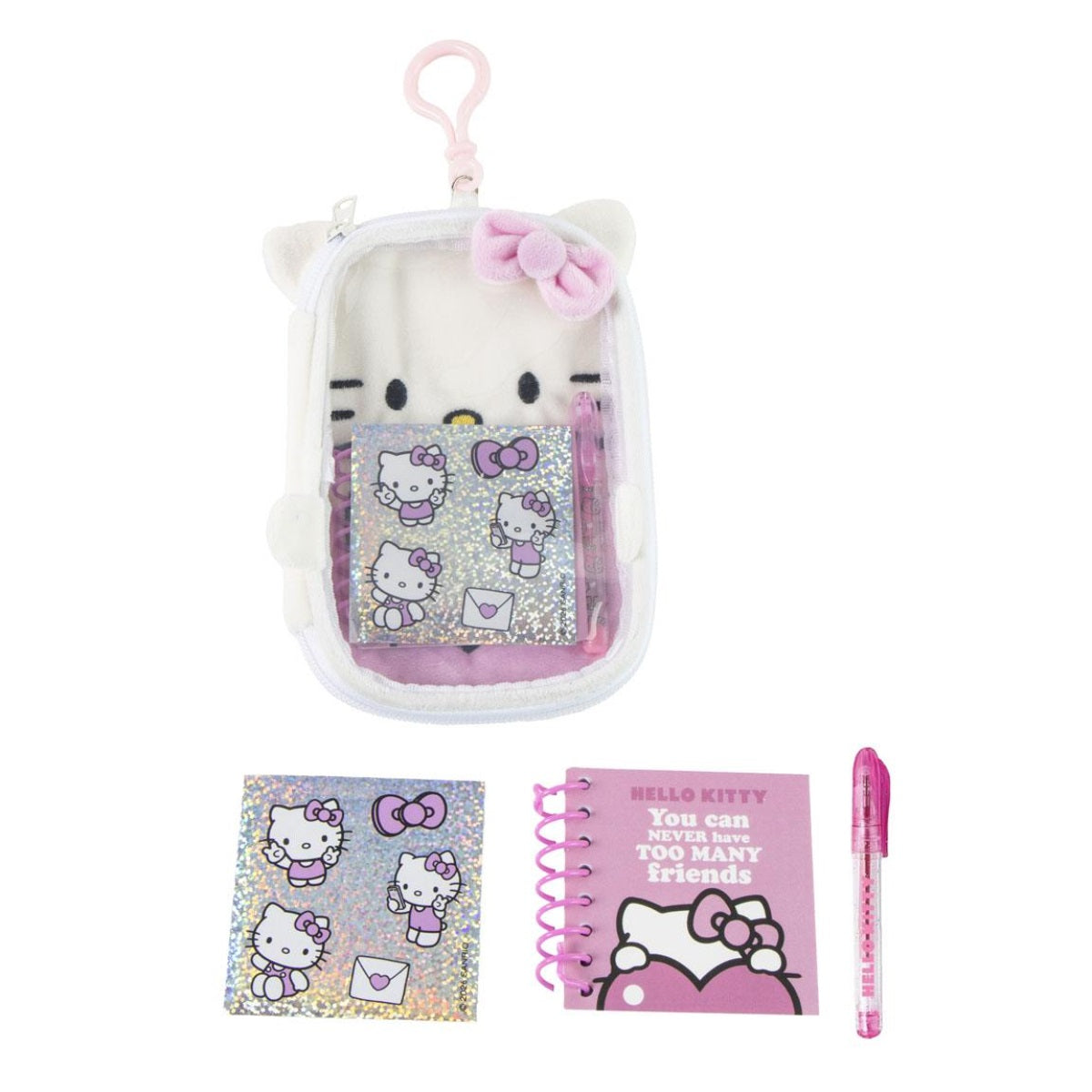 Hello Kitty Schreibwarenset Plüsch Kinder Geschenkartikel Schulbedarf