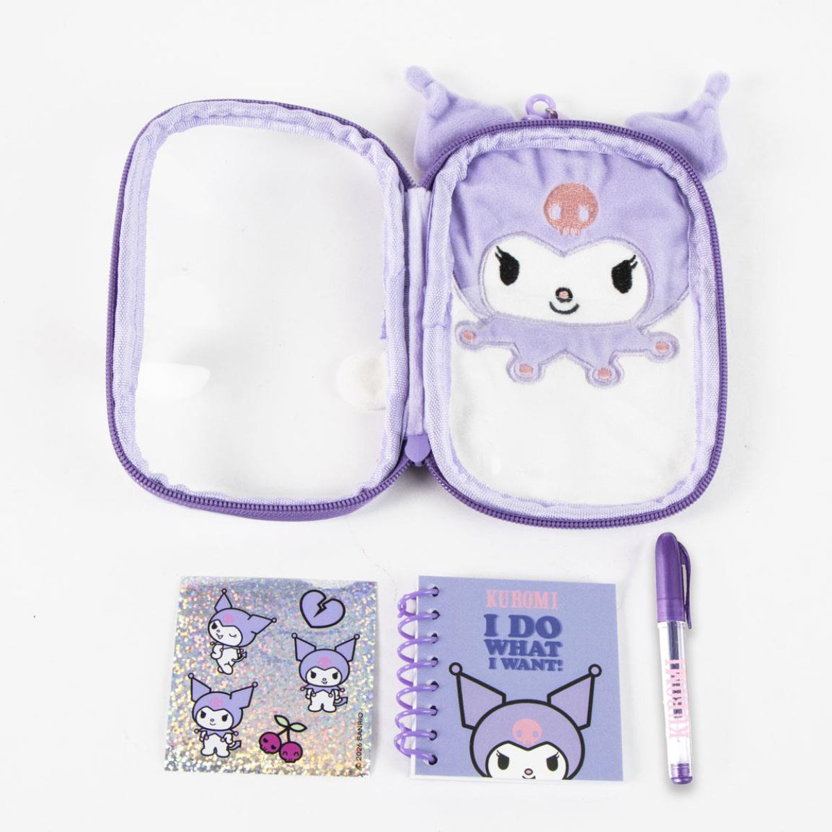 Hello Kitty Kuromi Plüsch Schreibwaren Set für Schule und Freizeit