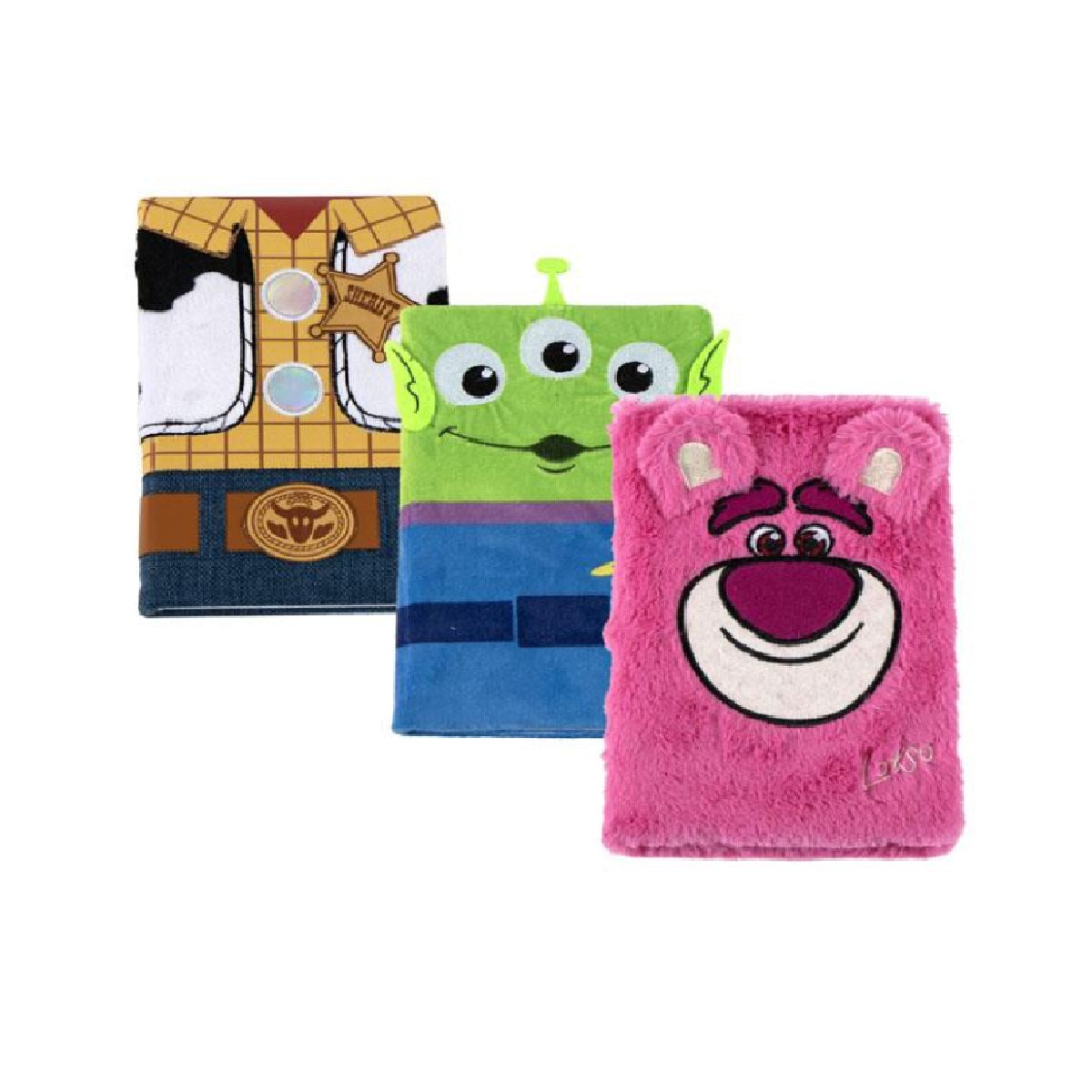 Disney Toy Story Plüsch Notizbuch ältere Kinder Schreibwaren Display