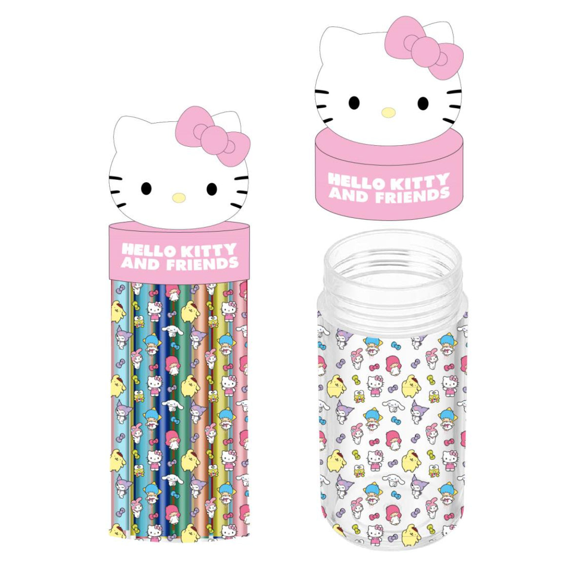 Hello Kitty Schulmäppchen Stifteetui für Schule Hausaufgaben und unterwegs