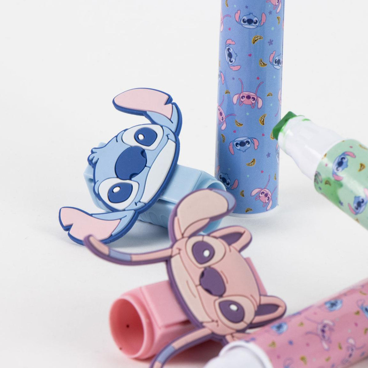 Disney Stitch Textmarker Set für Notizen Markieren und Schulbedarf