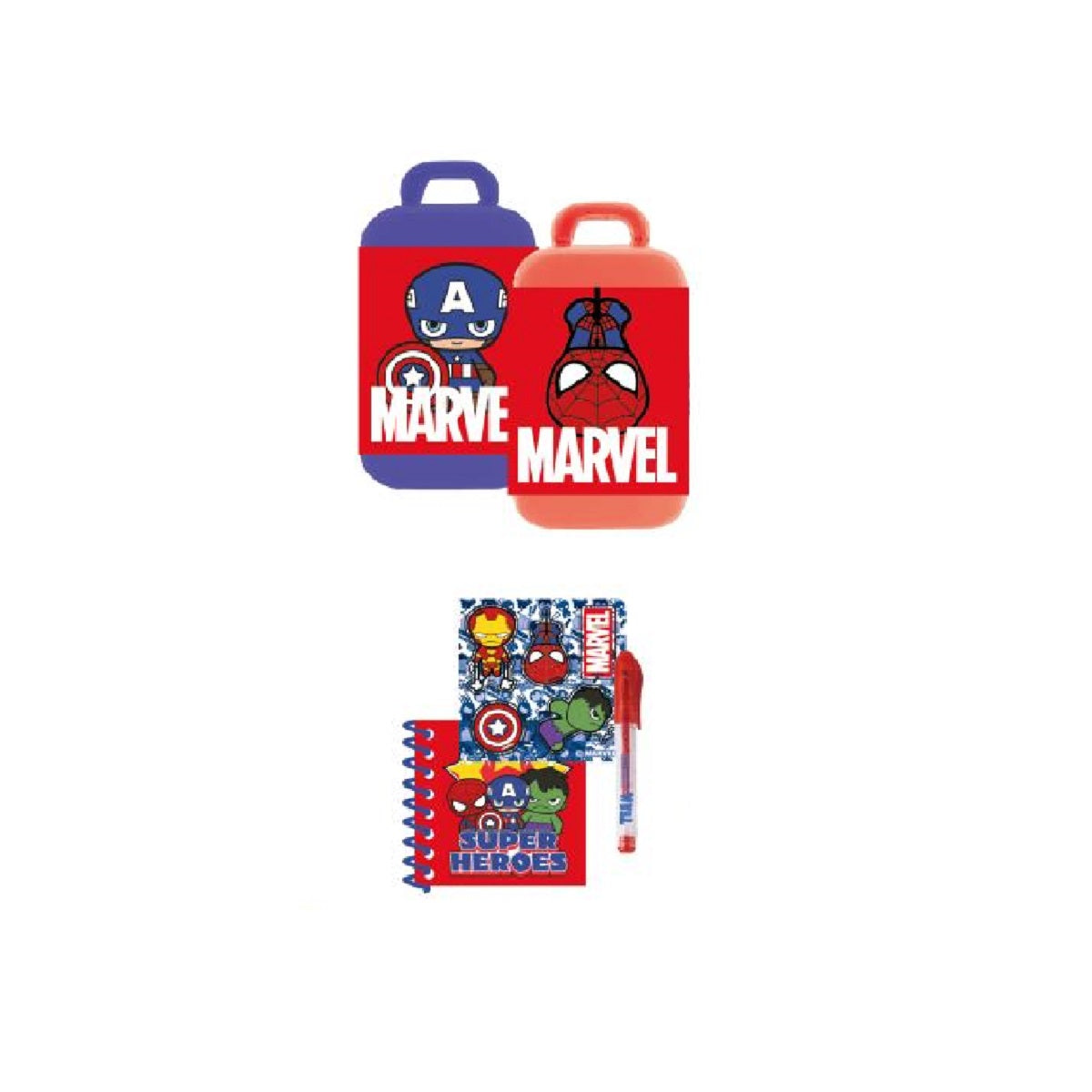 Marvel Random Stationery Set Surprise für Notizen Malen und Freizeit