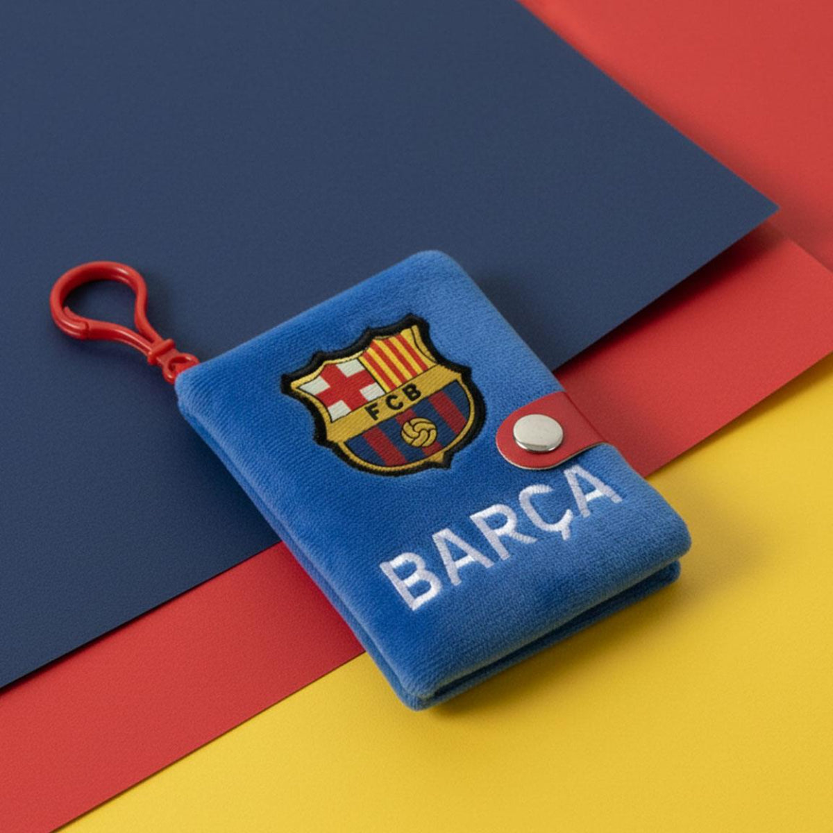 FC Barcelona Mini Notizbuch mit Anhänger für Schule und Freizeit