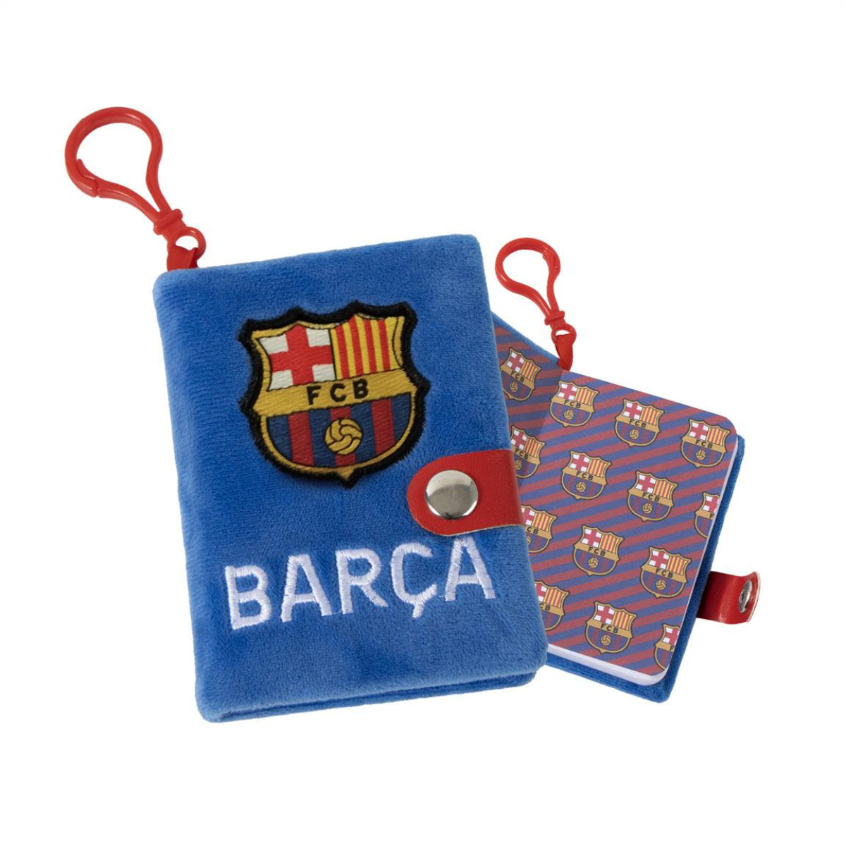 FC Barcelona Mini Notizbuch mit Anhänger für Schule und Freizeit