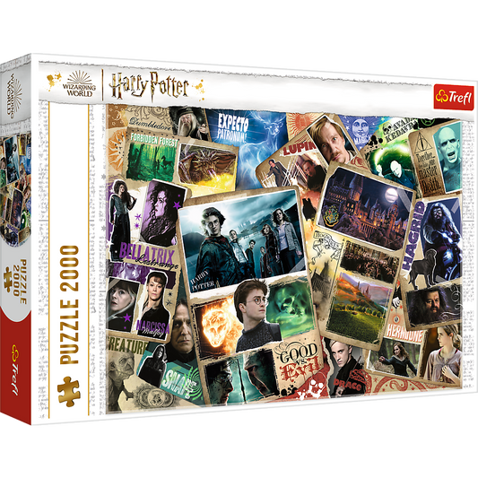 Harry Potter Puzzle 2000 Teile mit ikonischen Charakteren