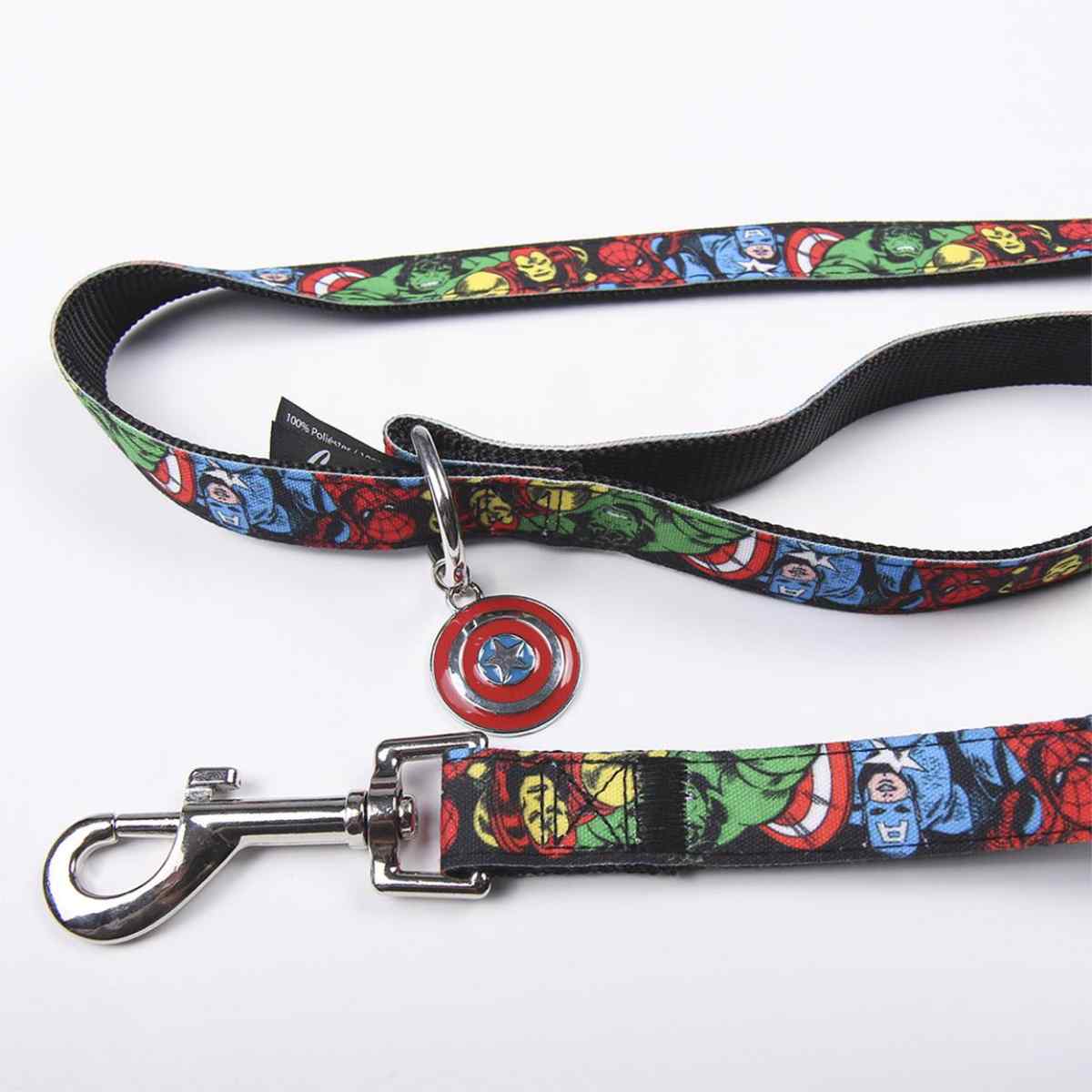 Marvel Hundeleine Größe M 120 cm aus Nylon für Alltag und Spaziergänge