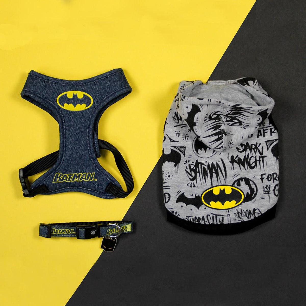 Batman Hundegeschirr XXS/XS – Verstellbar & robust für kleine Hunde