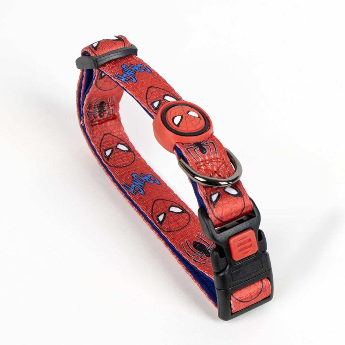 Spiderman Hundehalsband M / L – Robustes Polyester-Halsband für Hunde