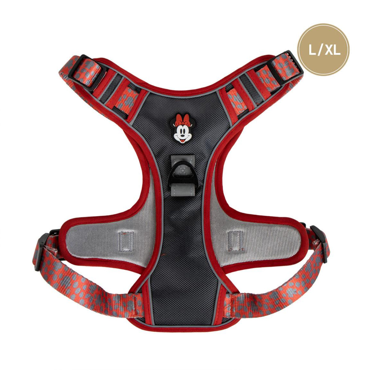 Disney Minnie Premium Hundegeschirr L/XL verstellbares Hunde Geschirr aus Polyester