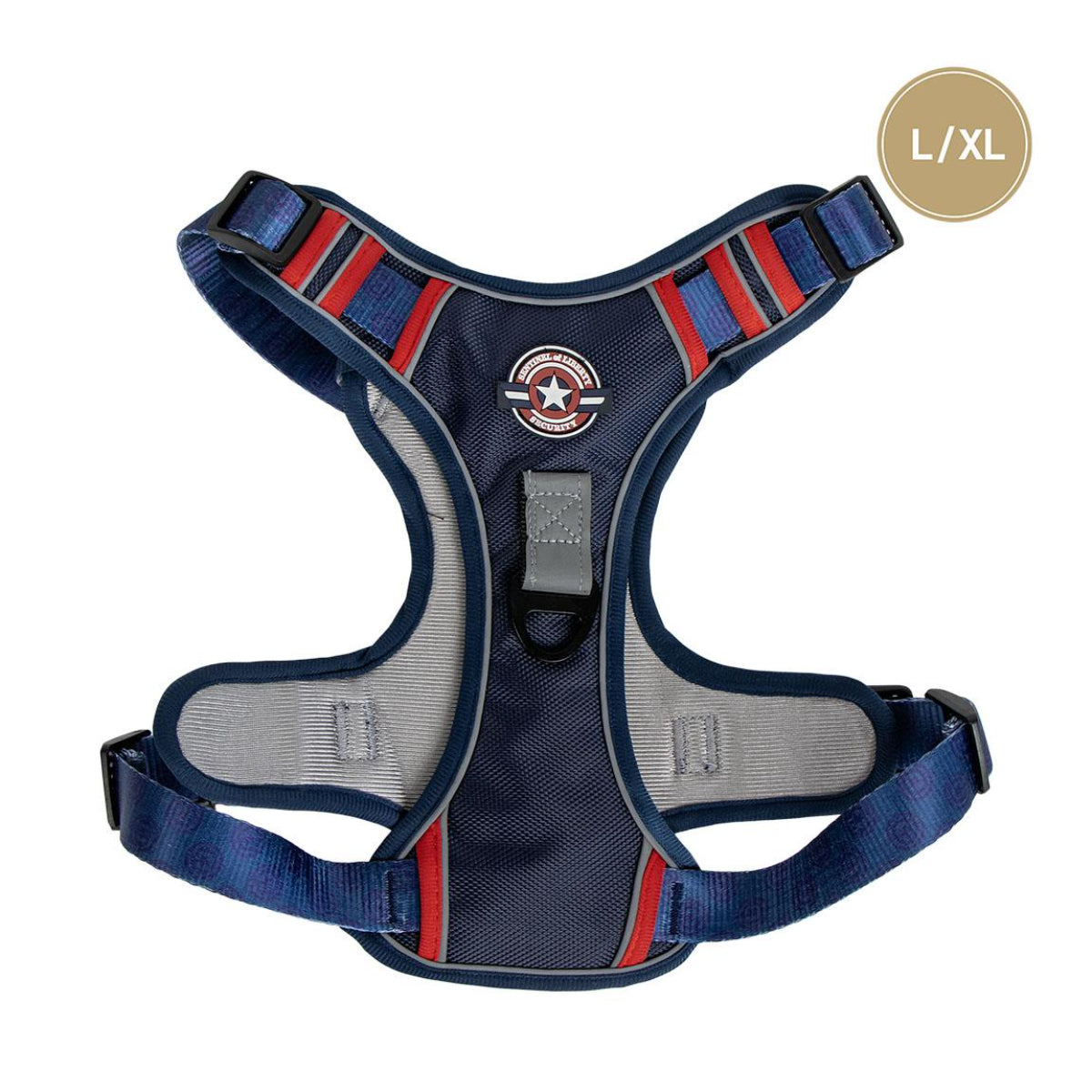 Marvel Premium Hundegeschirr L/XL verstellbares Hunde Geschirr stark & bequem Polyester