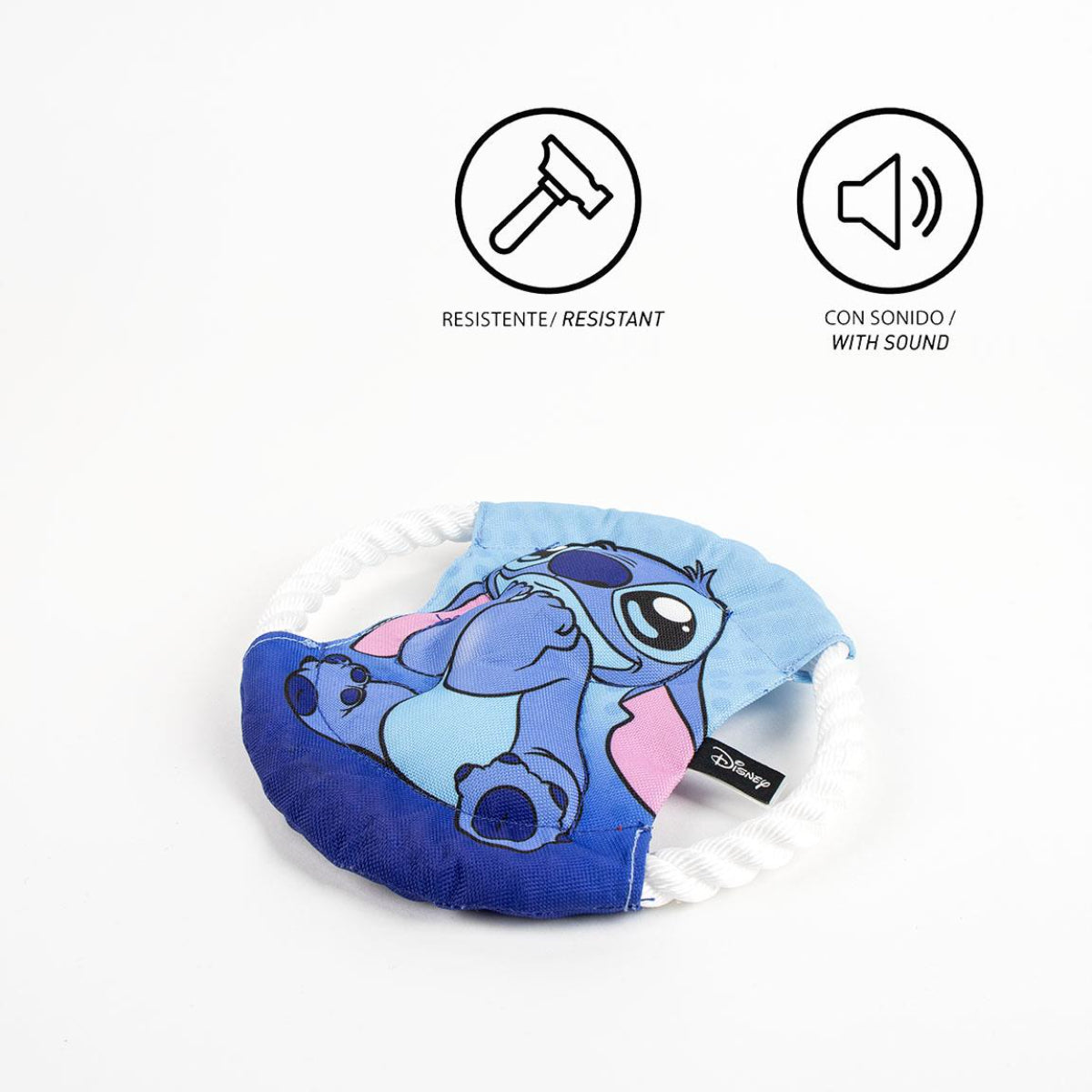 Disney Stitch Hundespielzeug Zahnseil Ring robust Kauspielzeug Hund