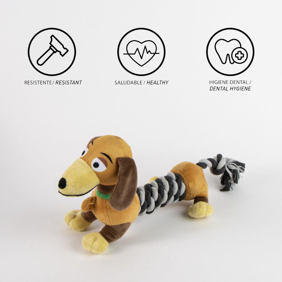 Disney Toy Story Hundespielzeug Seil für Kauen Spielen und Beschäftigung