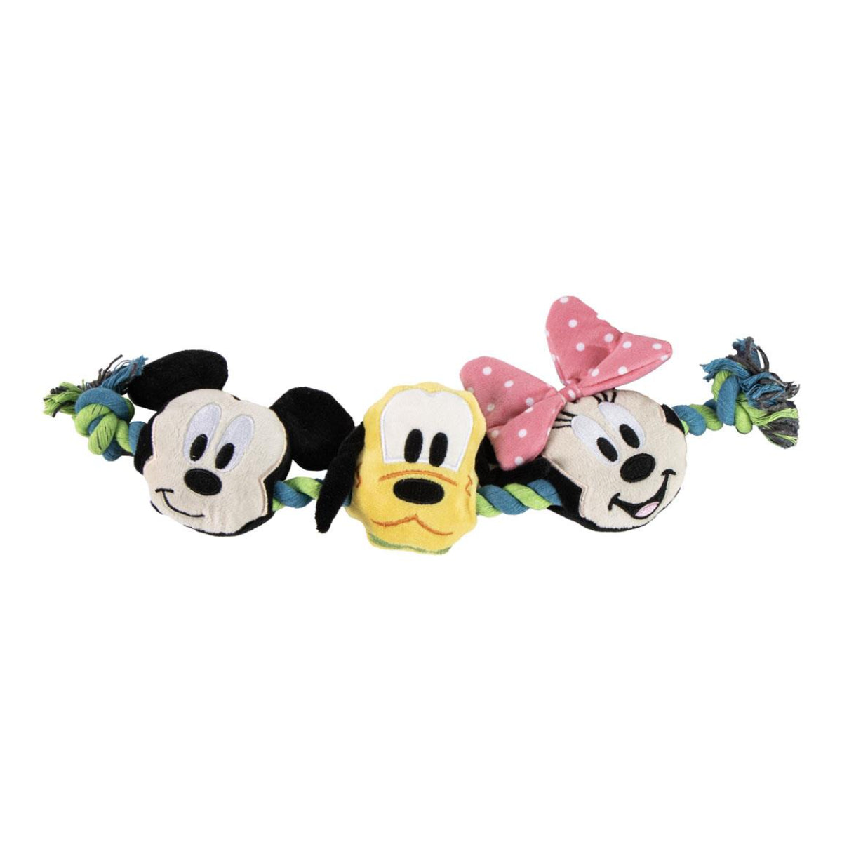 Disney Mickey Mouse Hundespielzeug Seil für Kauen Spielen und Beschäftigung