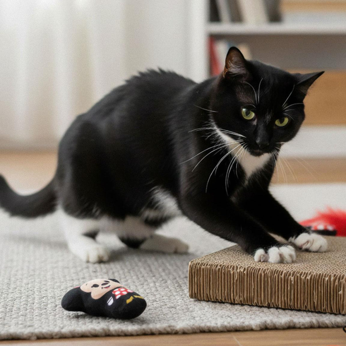 Disney Minnie Mouse Katzen Spielzeug Set mit Lizenzmotiv