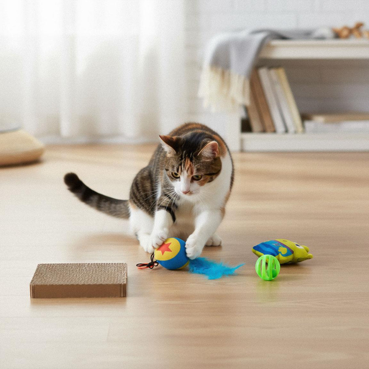 Disney Toy Story Katzen Spielzeug Set Haustier Zubehör mit Motiv