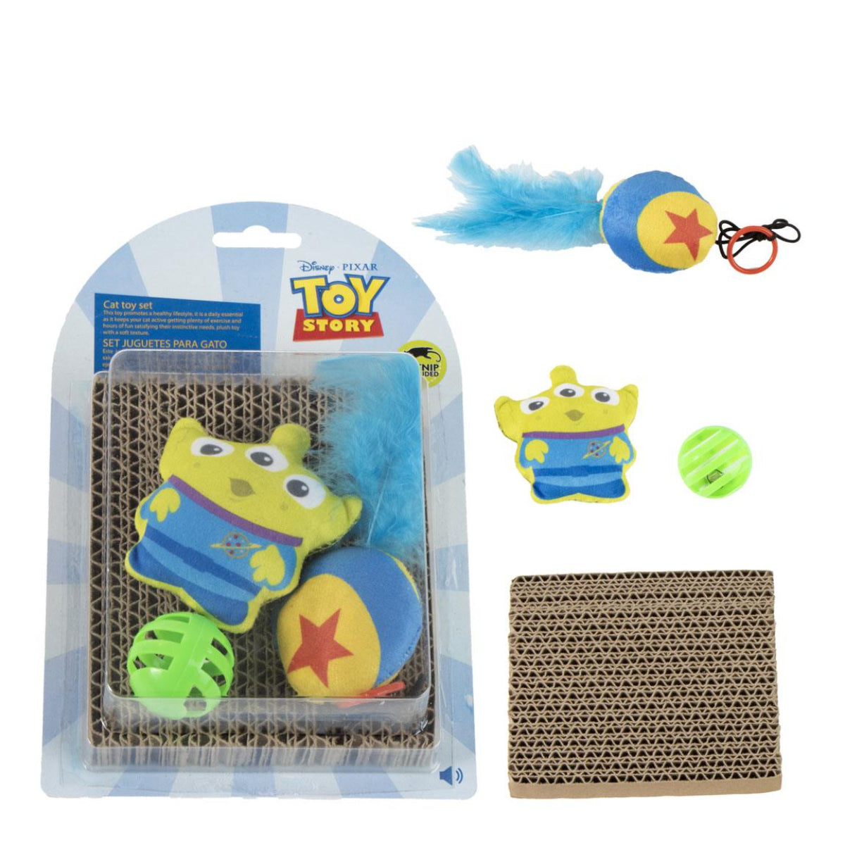 Disney Toy Story Katzen Spielzeug Set Haustier Zubehör mit Motiv