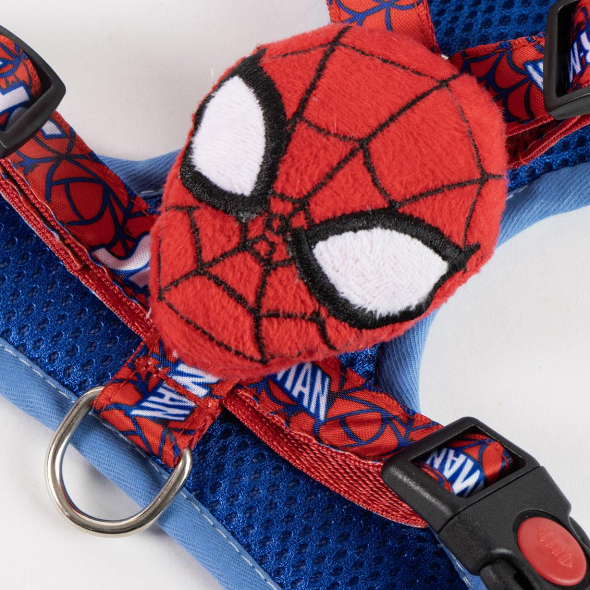 Marvel Spider-Man Hunde Geschirr mit Leine für Spaziergänge und Alltag