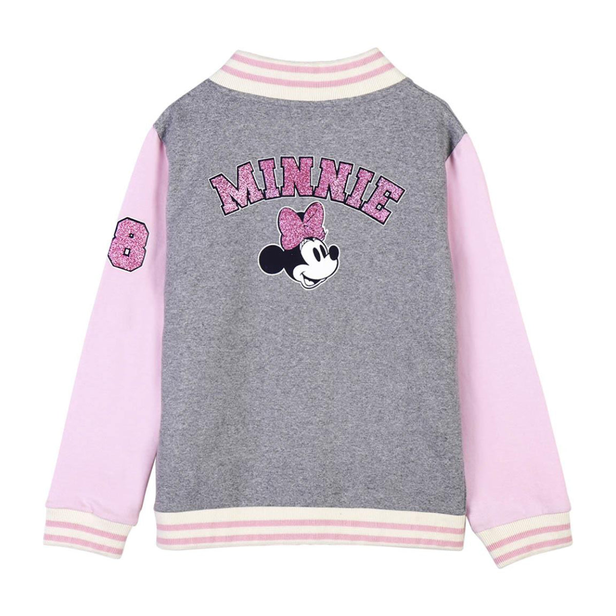 Disney Minnie Zip-Up Sweatshirt – Mädchen Jacke Freizeit Baumwollmix