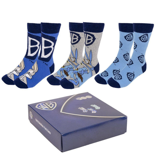 Warner Bros Erwachsene Socken 3er Pack Lifestyle Design Größe 35-41
