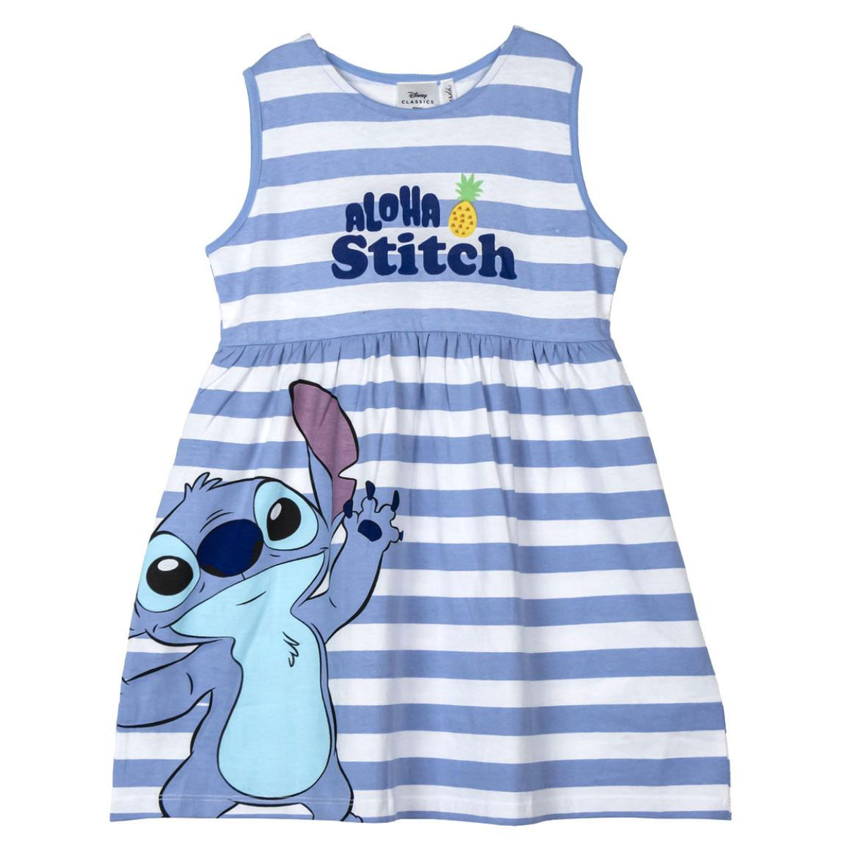 Disney Stitch Baumwolle Mädchen Kleid Nachtwäsche leichtes Kinderkleid