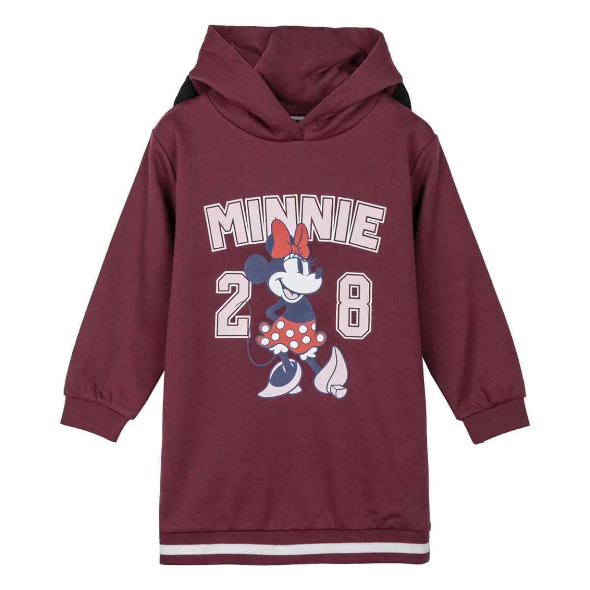 Disney Minnie Mouse Langarm Kleid für Kinder aus Baumwollmix