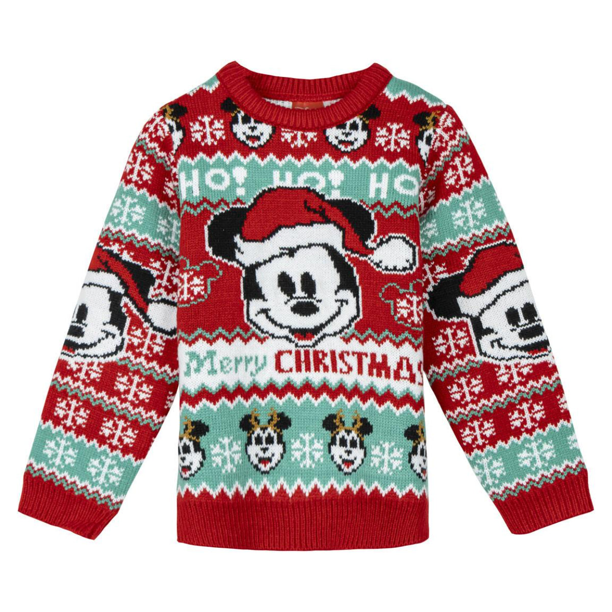 Disney Mickey Xmas Pullover – Bequemer Weihnachts Strickpulli