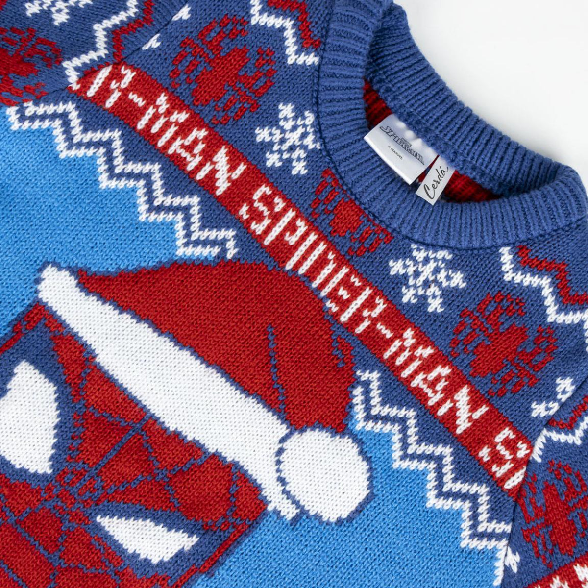 Marvel Spider-Man Weihnachtspullover – Warmer Strickpulli für Kinder