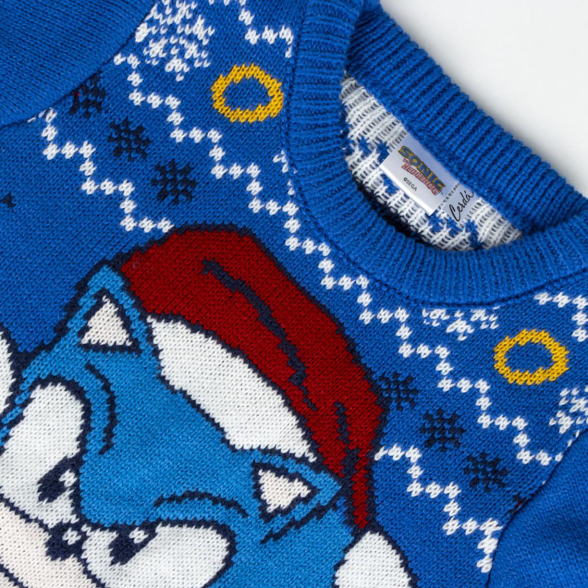 Sonic Xmas Pullover – Warmer Kinder Strickpulli für Weihnachten