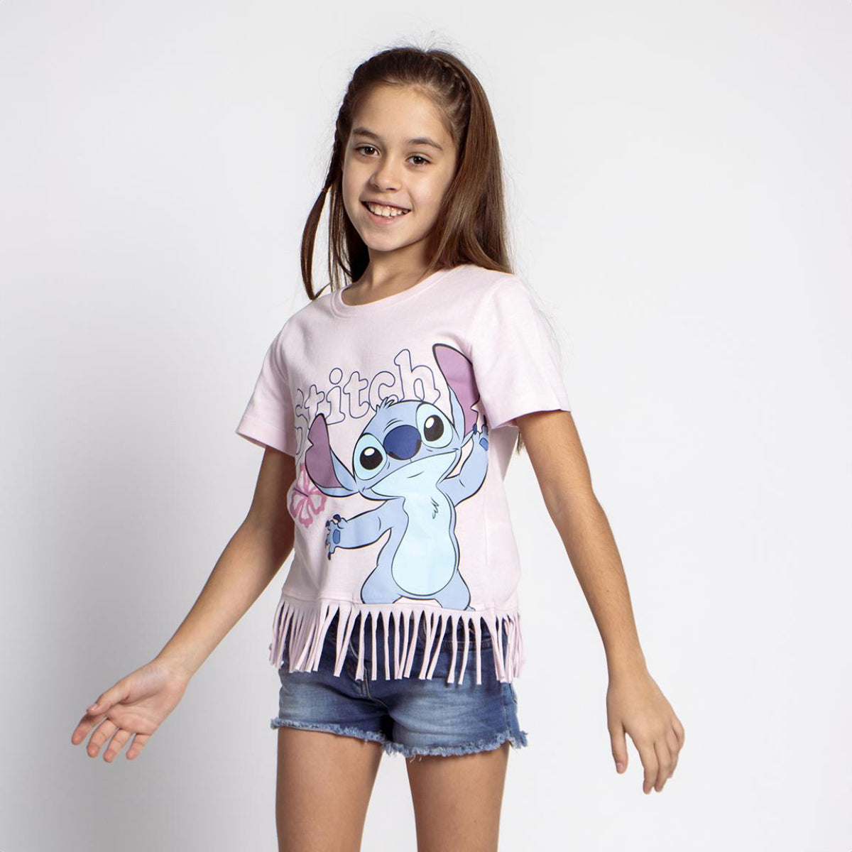 Disney Stitch Kinder T-Shirt kurzarm 100 % Baumwolle Jungen Mädchen