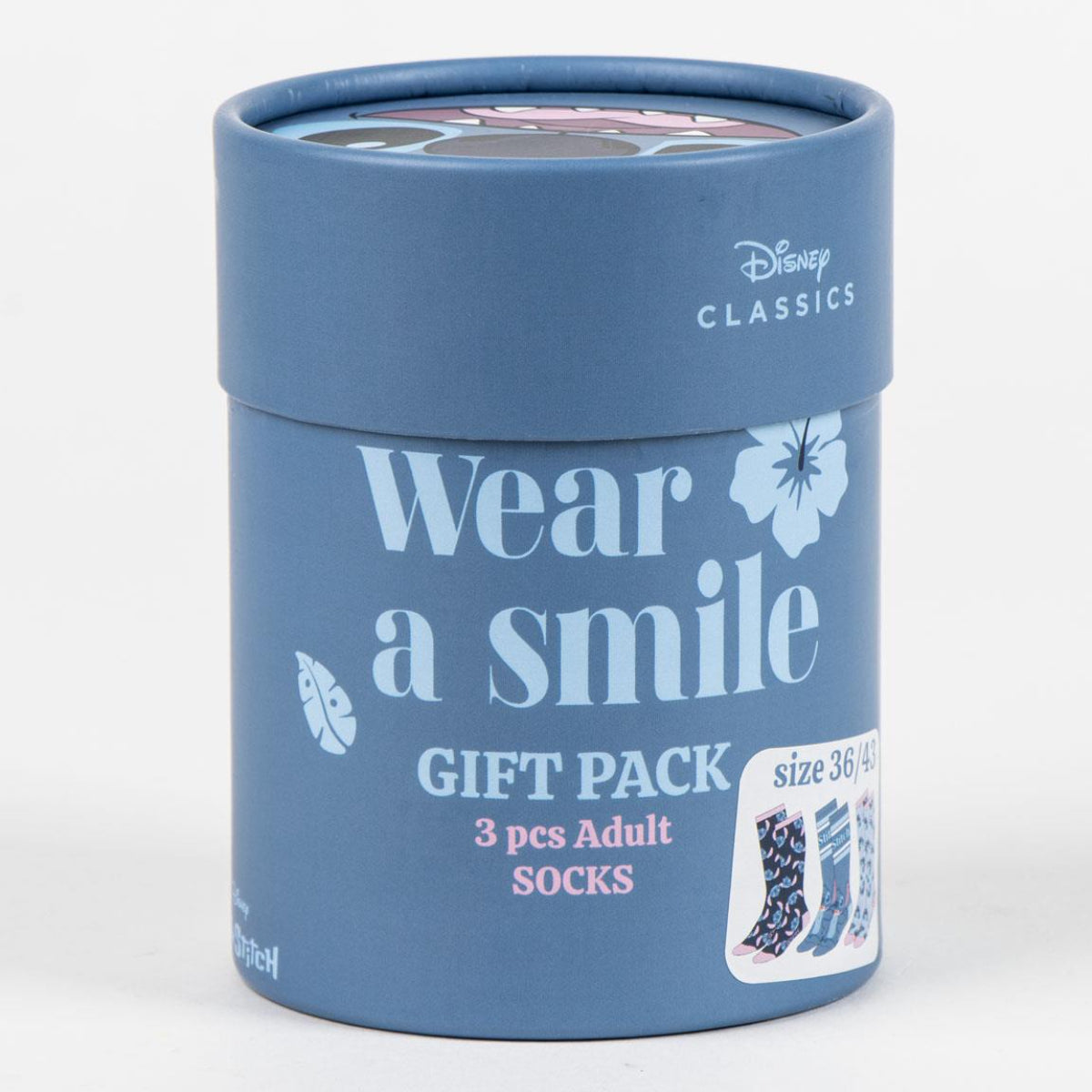 Disney Stitch Socken 3er Set mit komfortabler Passform in Größe 36–43