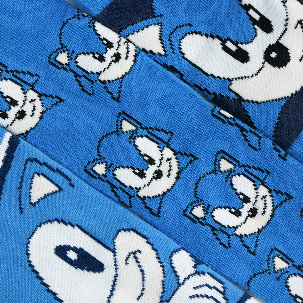Sonic the Hedgehog Kinder Socken Set 3 Paar bequem Baumwolle Polyester