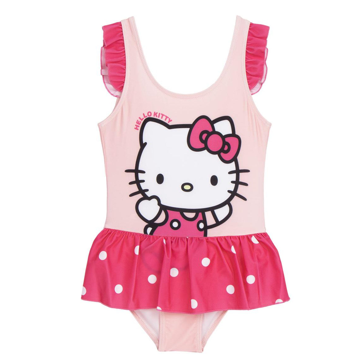 Hello Kitty Kinder Badeanzug 3 bis 7 Jahre aus Polyester Elastan