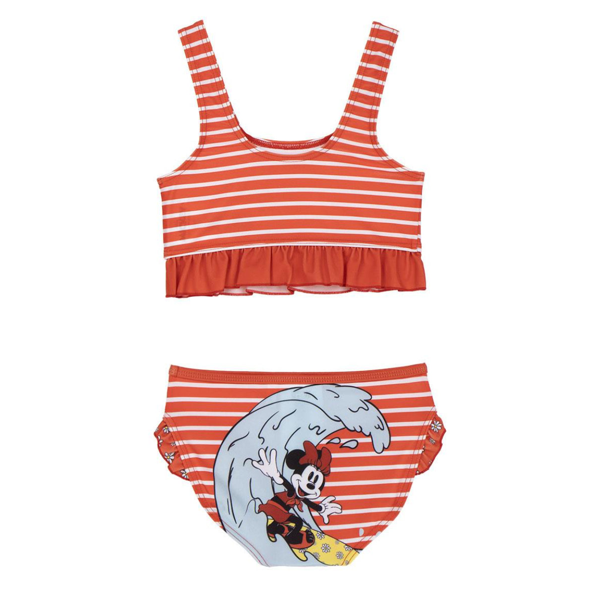 Disney Minnie Mouse Mädchen Bikini mit Fanmotiv für Sommer und Urlaub