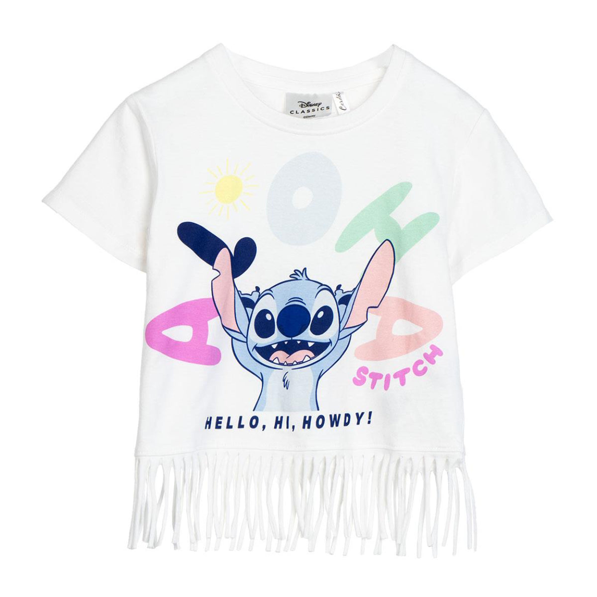 Disney Stitch Kurzarmshirt Kinder Baumwollshirt Freizeit Sommer Kleidung