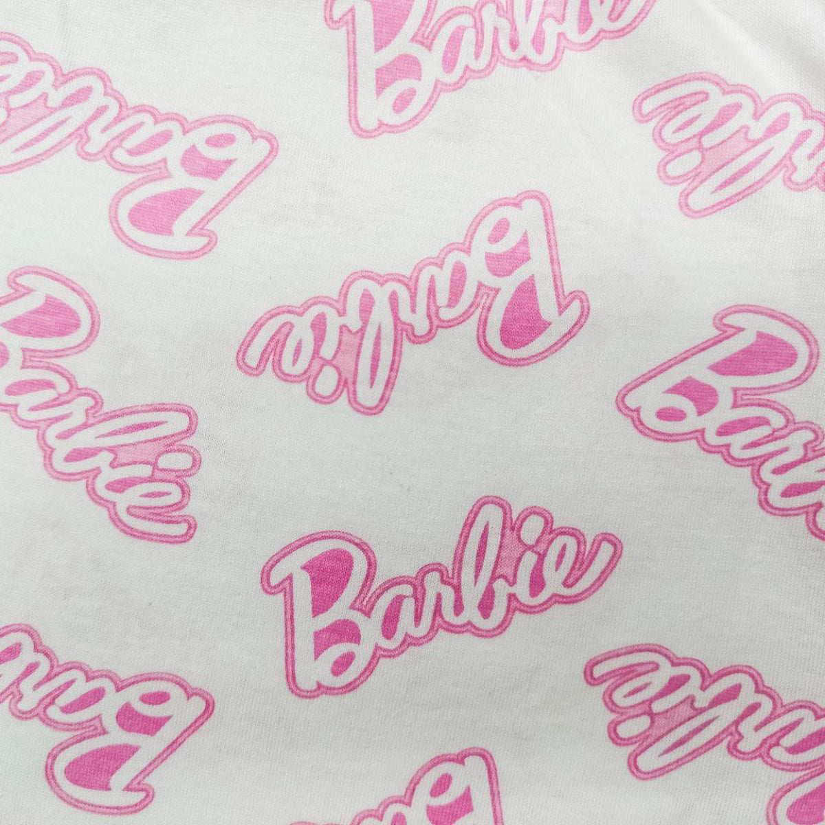 Barbie Schlafanzug Kinder Pyjama T-Shirt & Short aus 100 % Baumwolle