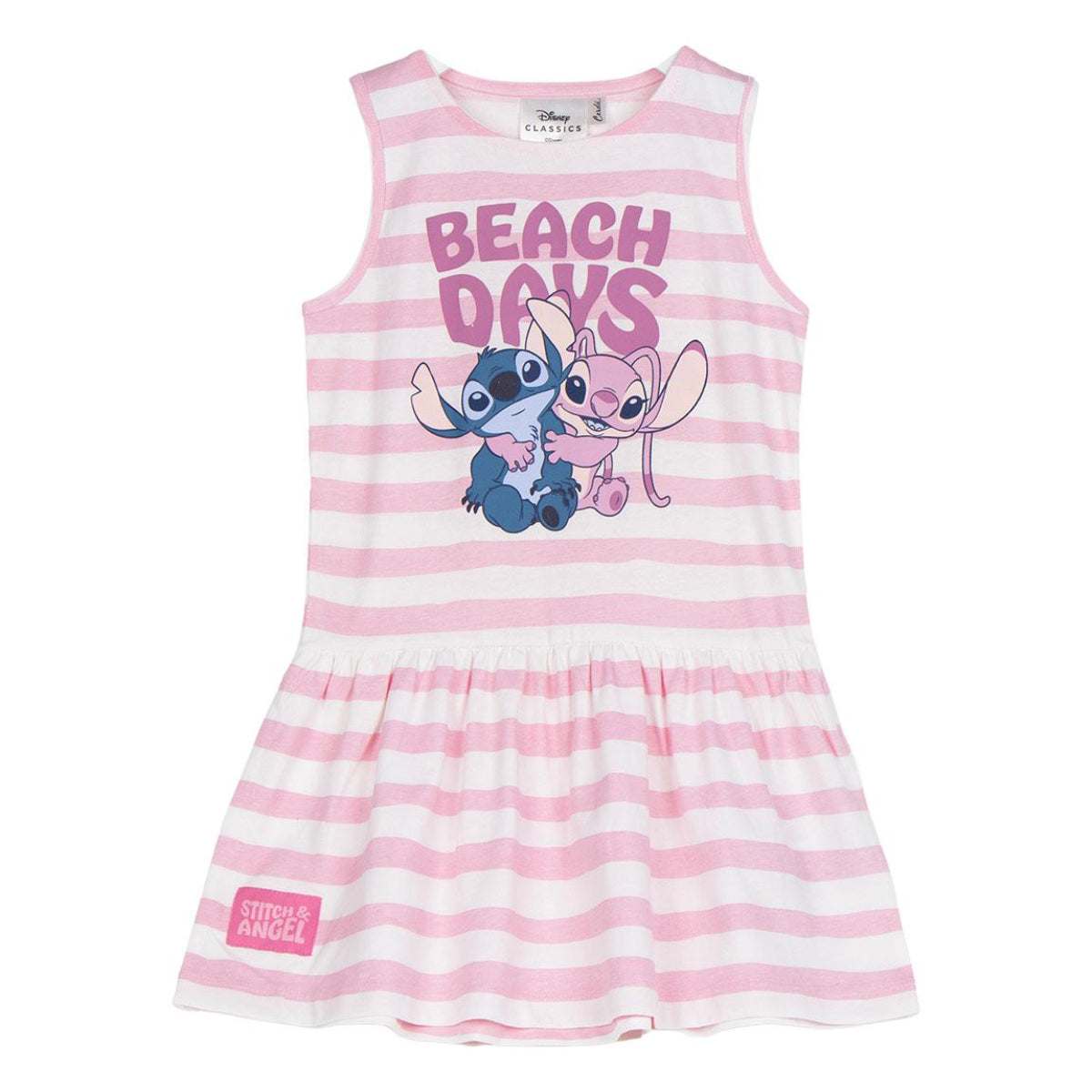 Disney Stitch Baumwolle Mädchen Kleid Nachtwäsche leichtes Kinderkleid