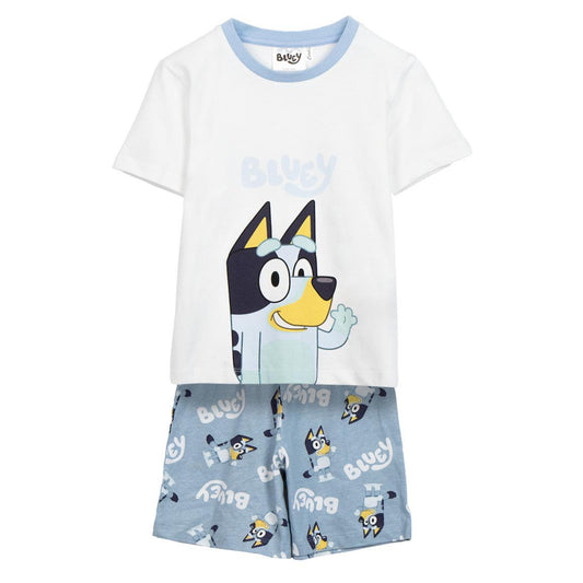Bluey Schlafanzug Kinder Pyjama T-Shirt & Short aus 100 % Baumwolle