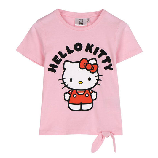 Hello Kitty Kurzarmshirt Kinder Baumwollshirt Freizeit Sommer Kleidung