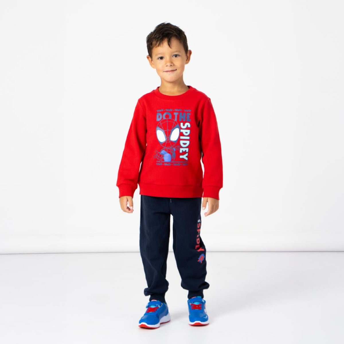Marvel Spider-Man Kinder Trainingsanzug Baumwollmix Zweiteiler Freizeitanzug